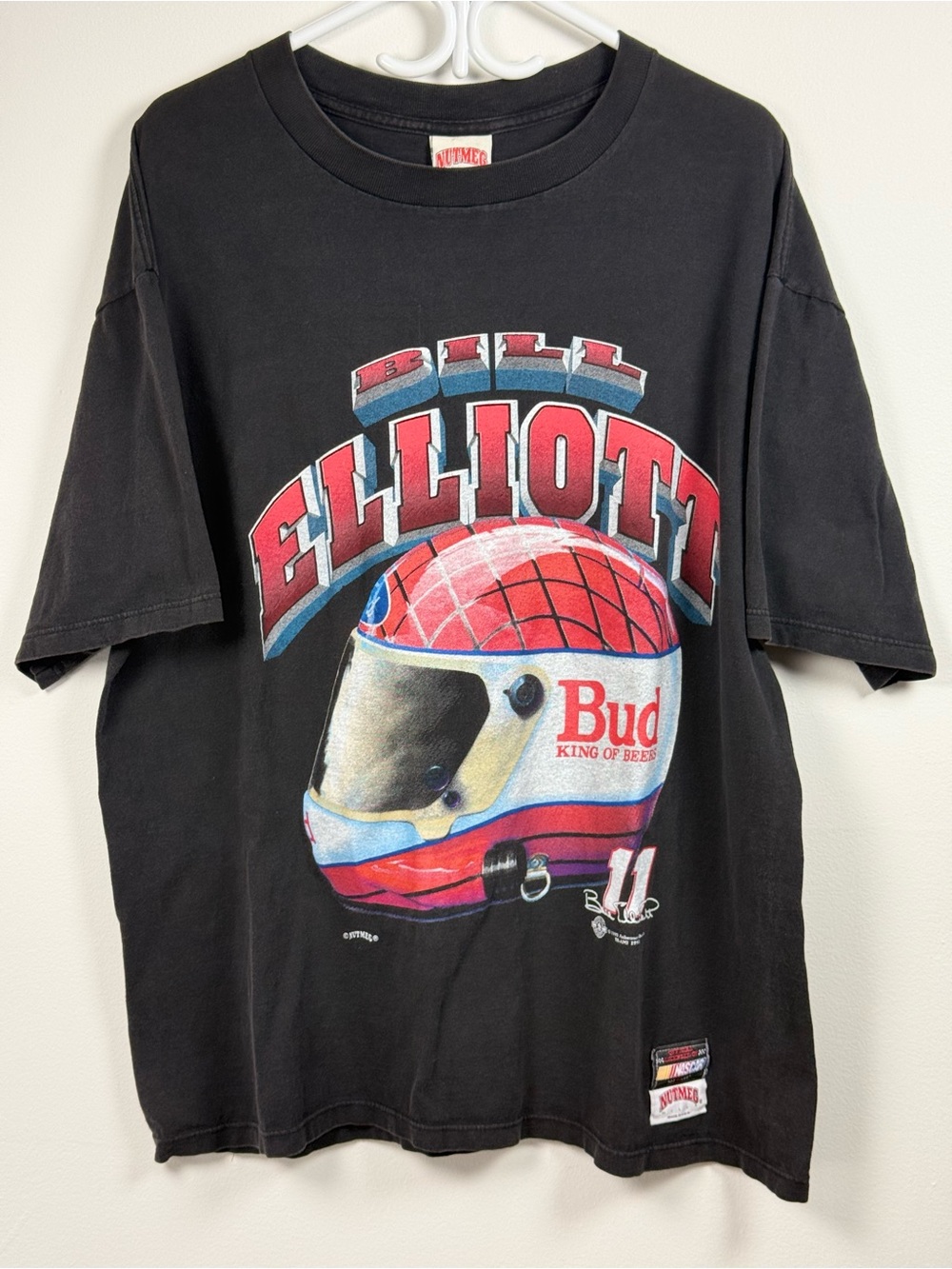 Vintage 1993 Nutmeg T-shirt Bill Elliott size XL made in πΊπΈ